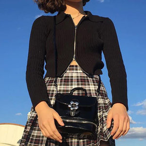 Am I Selfish Zip Up Top