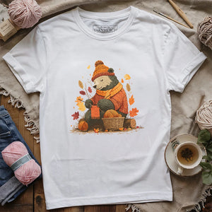 Bear Knitting T-shirt