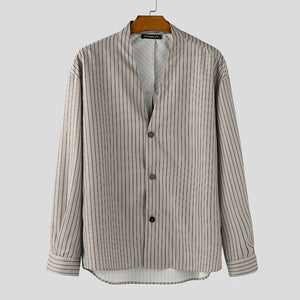 Button Up Striped Shirt