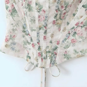 Coquette Floral Corset Top