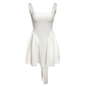 Garden Of Envy Back-Tie Milkmaid Dress