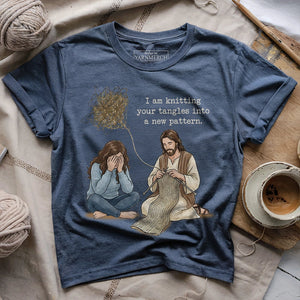 God Knitting Tangles T-shirt