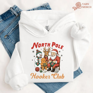 North Pole Crochet Club Hoodie