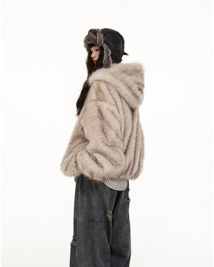 Cyber Angel Reversible Bomber Jacket
