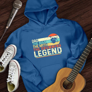 Drummer Legend Dad Hoodie