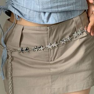 SIlver Star Chain Belt
