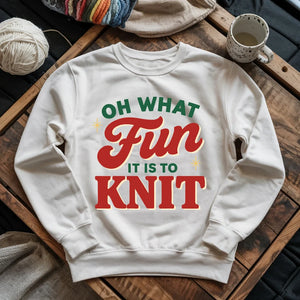 Fun It Is To Knit Sweatshirt