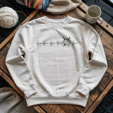 Knit heartbeat Sweatshirt