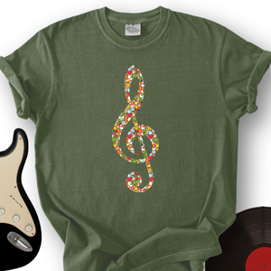 Christmas Treble Clef T-Shirt