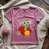 Hook Worm Lady V-neck