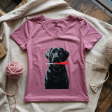 Hooked Pup Lady V-neck