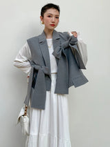 Bow Oversized Vest