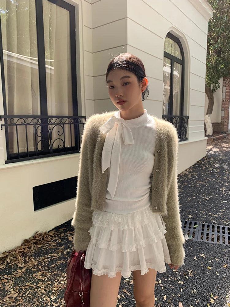 Coquette Bow Neck Blouse