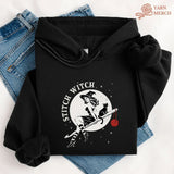 Crochet Stitch Witch Hoodie