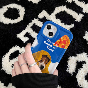 Dog & Pizza iPhone Case
