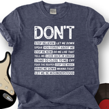 Don't T-Shirt