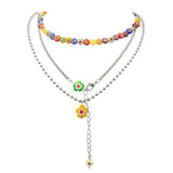 Indie Flower Layered Necklace