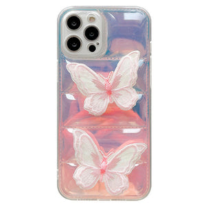 Fairy Butterfly Laser iPhone Case