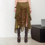 Fairycore Layered Midi Skirt