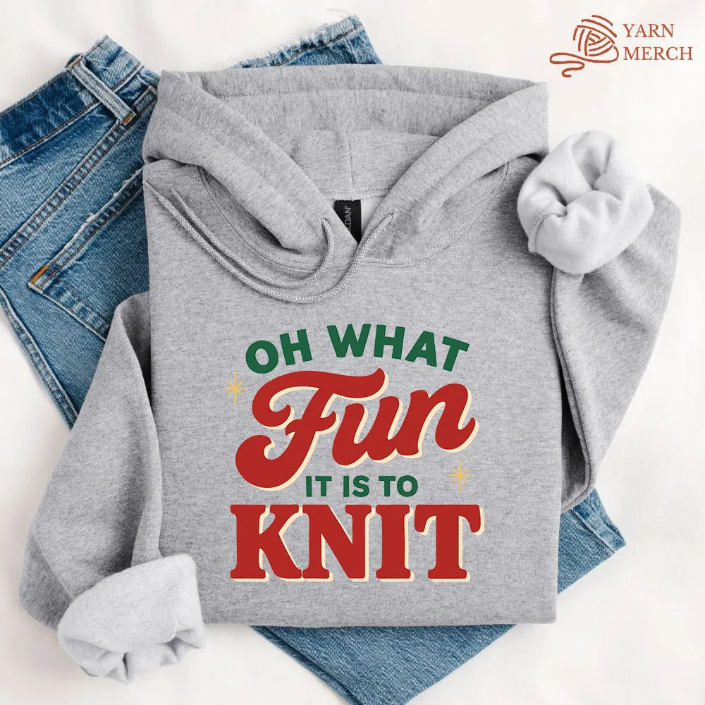 Fun It Is To Knit Hoodie