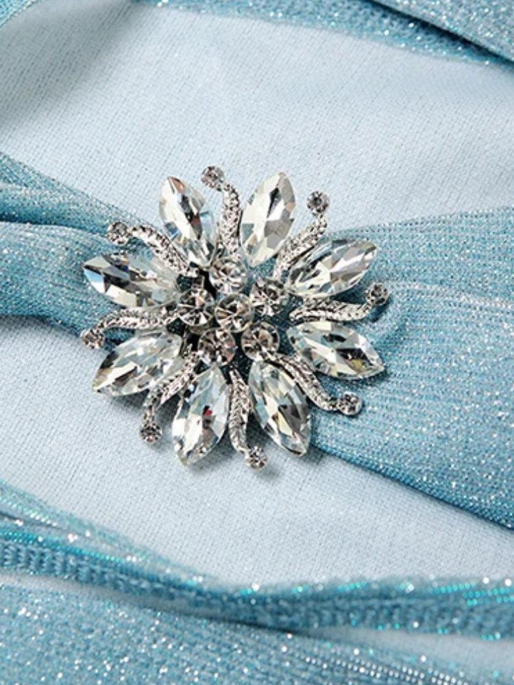 Mermaidcore Glitter Mini Dress