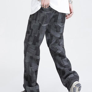 Mid Wash Wide Leg Jeans