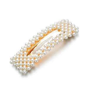 Large Pearl Snap Hair Clips