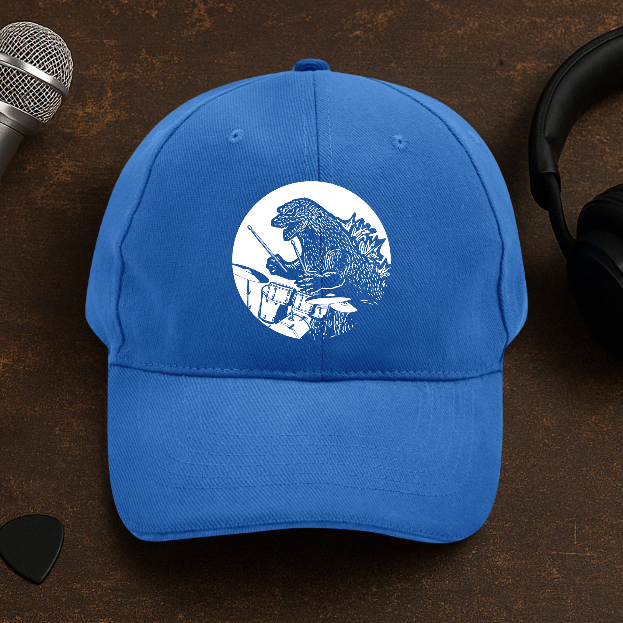 Dinosaur Guitar Cap