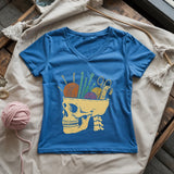 Murder Yarn Lady V-neck