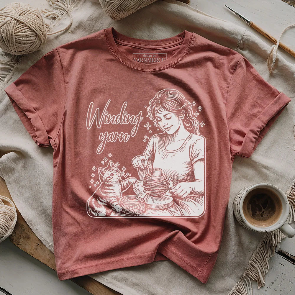 Winding Yarn T-shirt