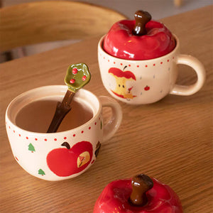 Apple Shaped Ceramic Mug