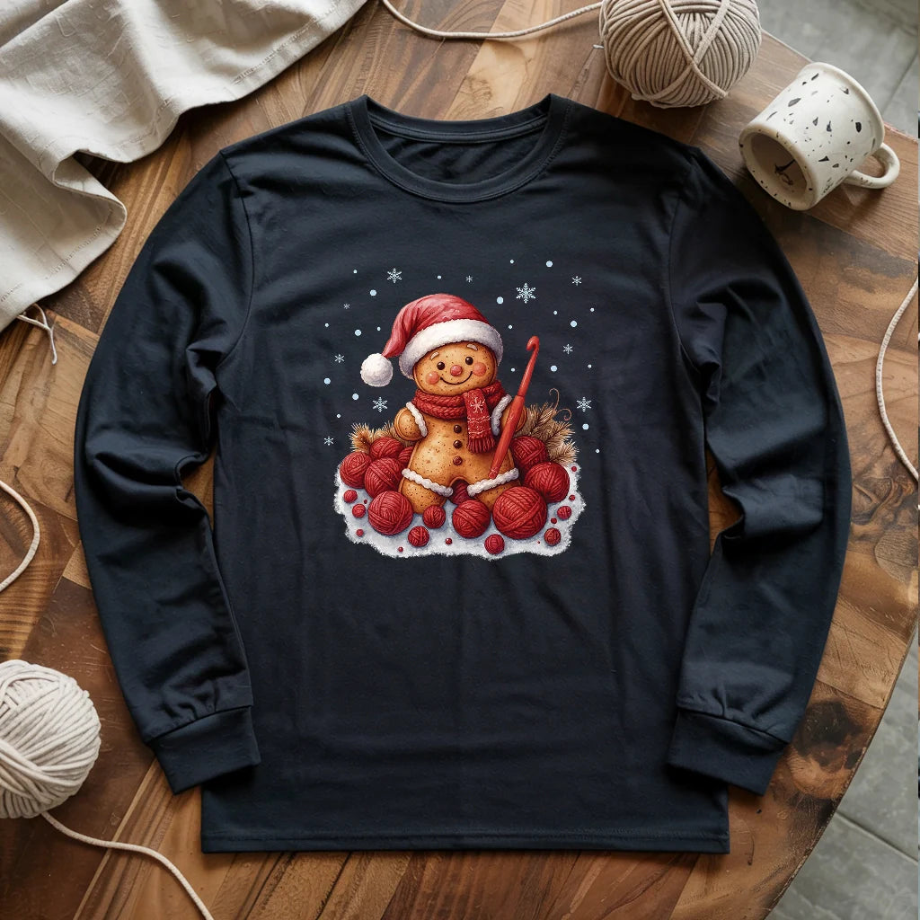 Crochet Ginger Long Sleeve T-shirt