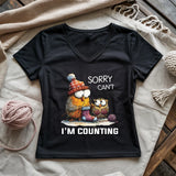 Sorry Cant Lady V-neck