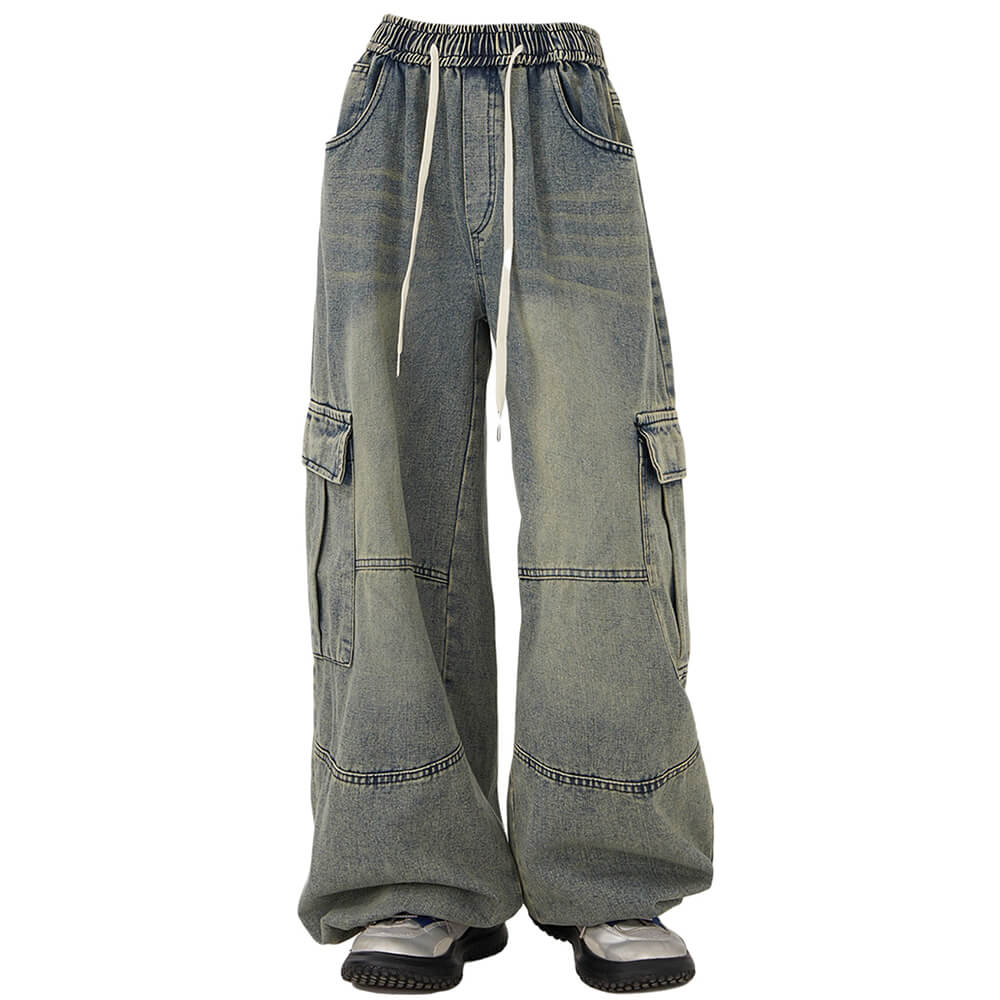 Coffee Break Wide Leg Cargo Pants