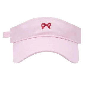 Bow Embroidery Tennis Visor