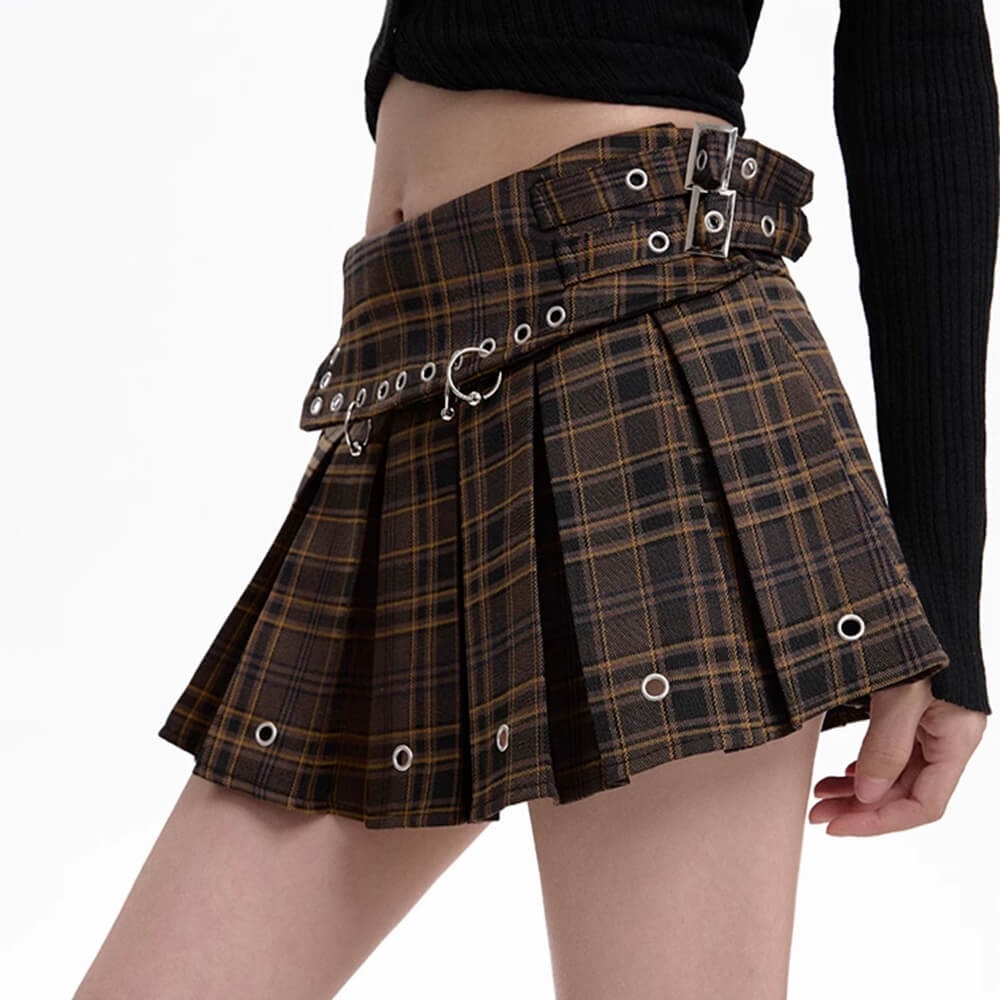 High School Crush Mini Skirt