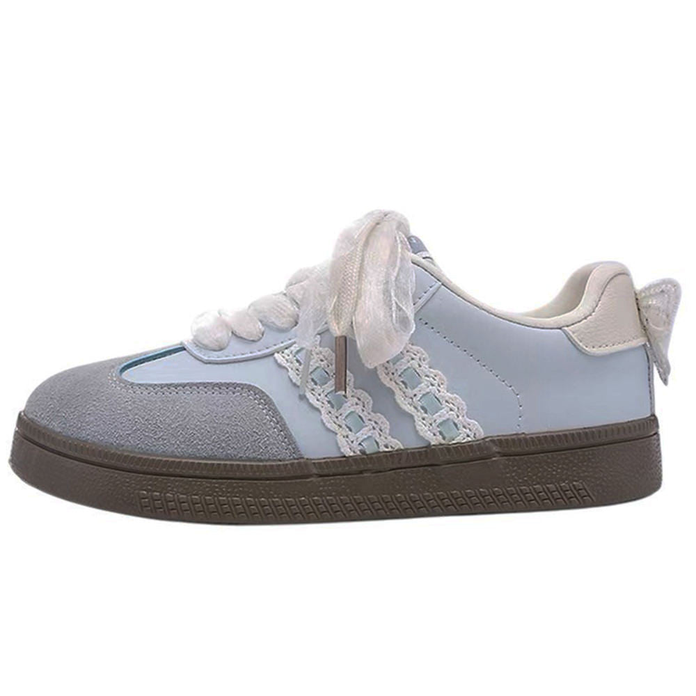 Coquette Aesthetic Lace Sneakers