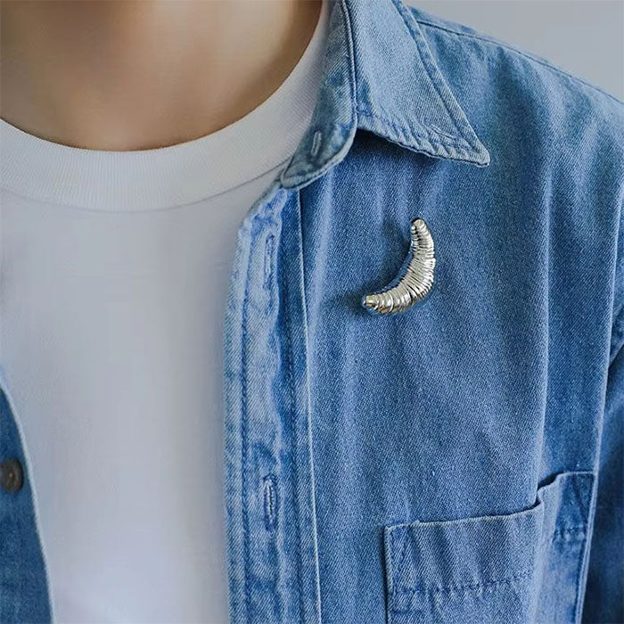 Croissant Brooch