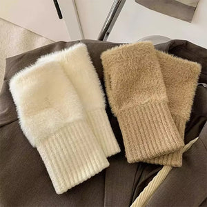 Fluffy Arm Warmers