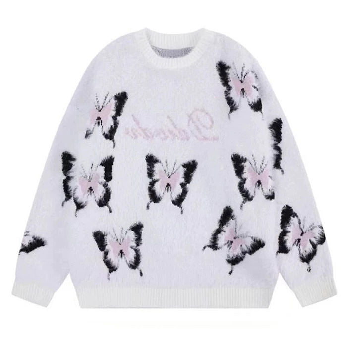 Fluffy Butterfly Sweater