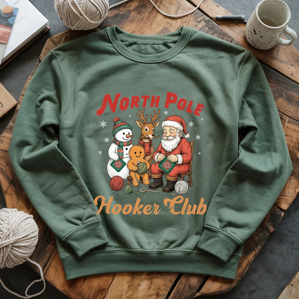 North Pole Crochet Club Sweatshirt
