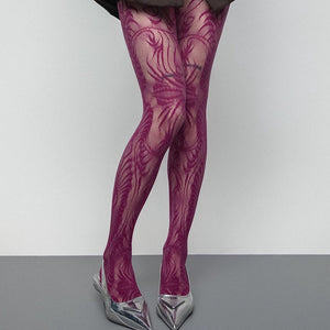 Geometric Pattern Tights
