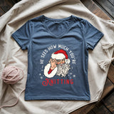 Don't Mess With Santa Lady V-neck
