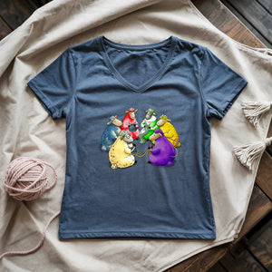 Yarnority Lady V-neck