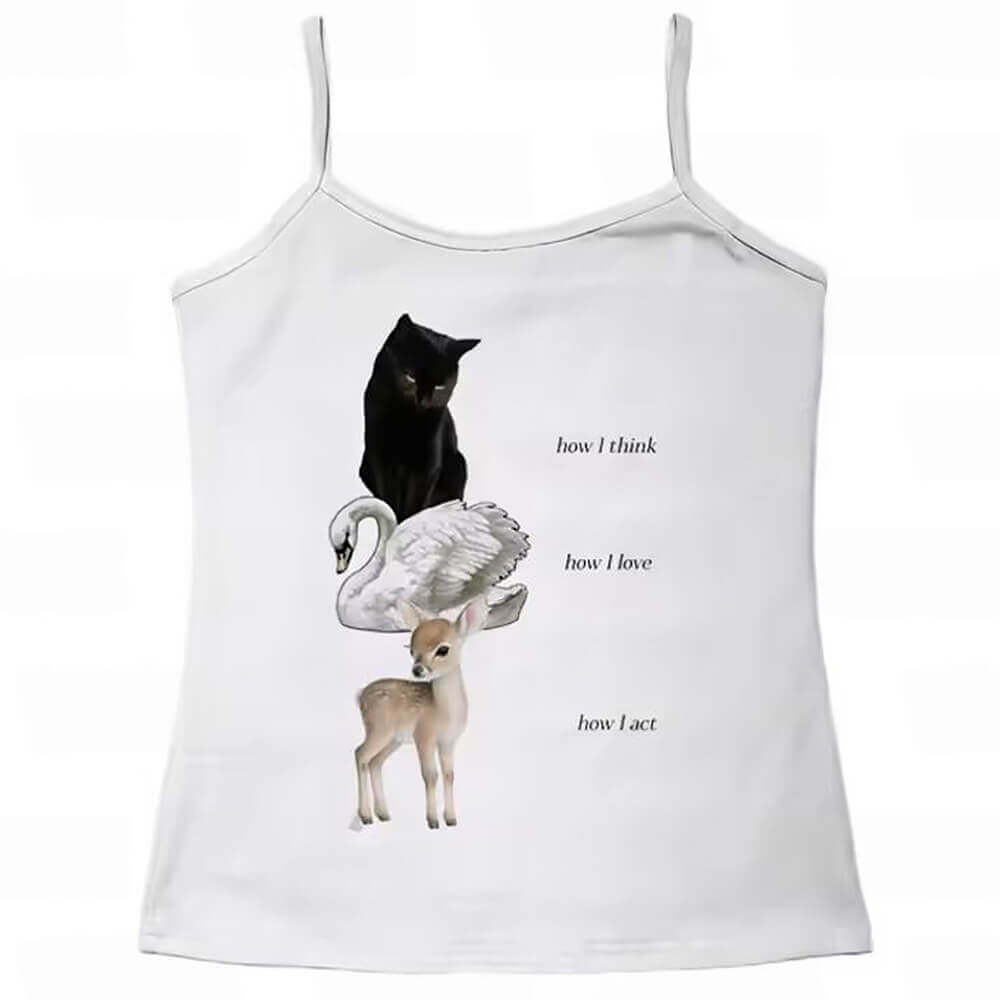 How I Am Y2K Strap Tee