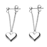 Korean Style Heart Earrings