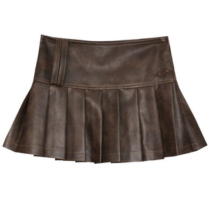 Model Behavior Leather Skirt