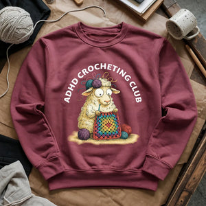 ADHD Crocheting Club Sweatshirt