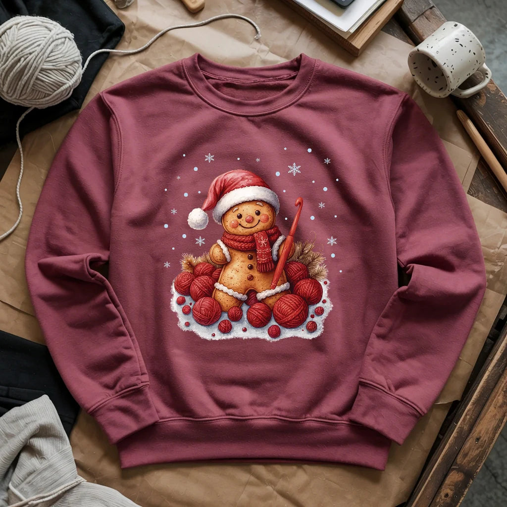 Crochet Ginger Sweatshirt