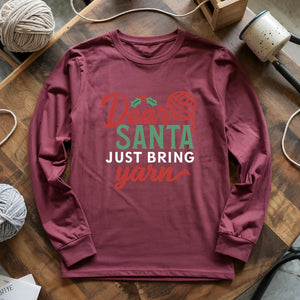 Santa Bring Yarn Long Sleeve T-shirt